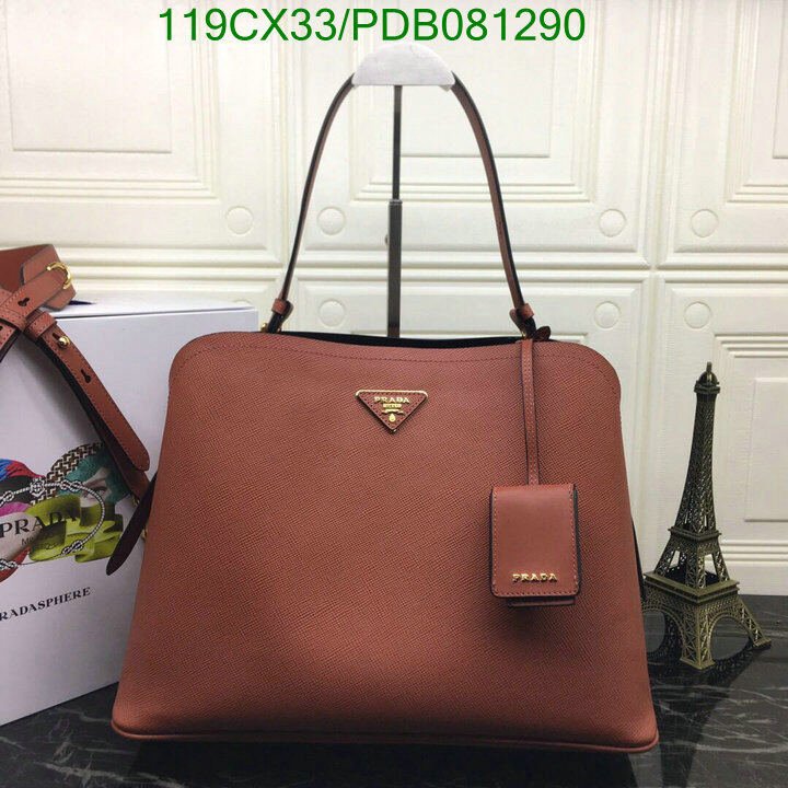 Prada Bag-(4A)-Handbag-,Code: PDB081290,$ 155USD
