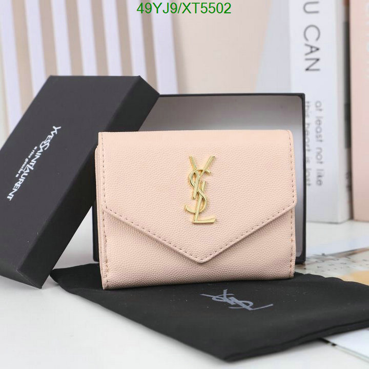 YSL Bag-(4A)-Wallet-,Code: XT5502,$ 64USD