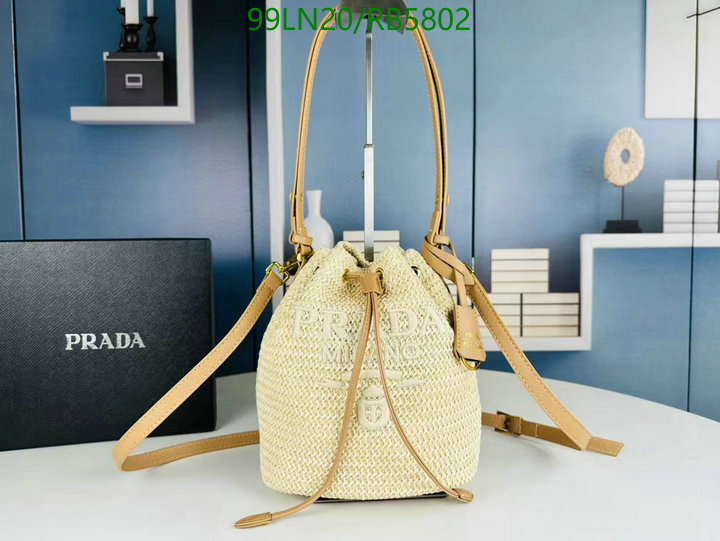 Prada Bag-(4A)-Bucket Bag- Code: RB5802 $ 129USD