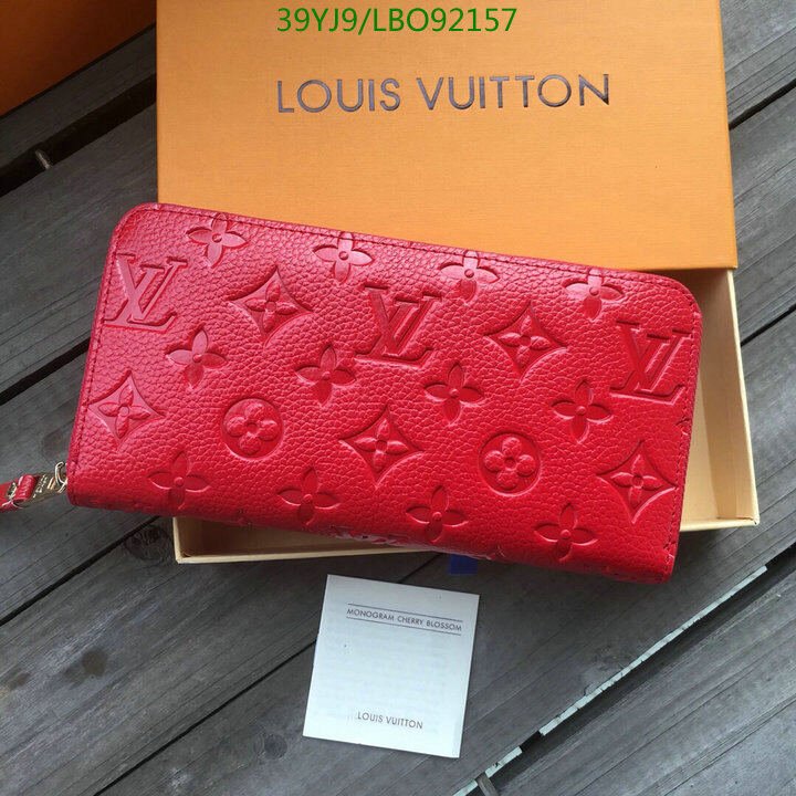 LV Bags-(4A)-Wallet-,Code: LB092157,
