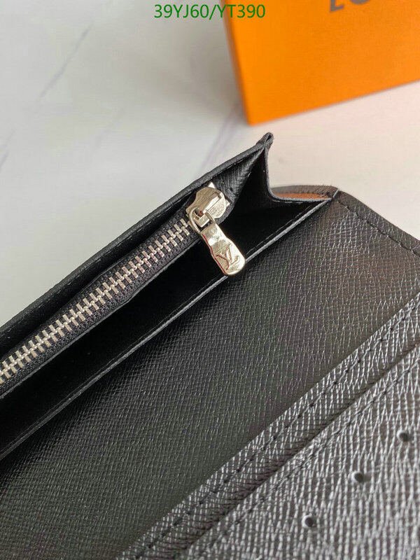 LV Bags-(4A)-Wallet-,Code: YT390,$ 51USD