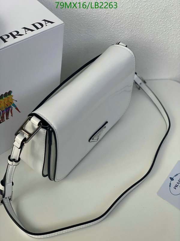 Prada Bag-(4A)-Diagonal-,Code: LB2263,$ 103USD