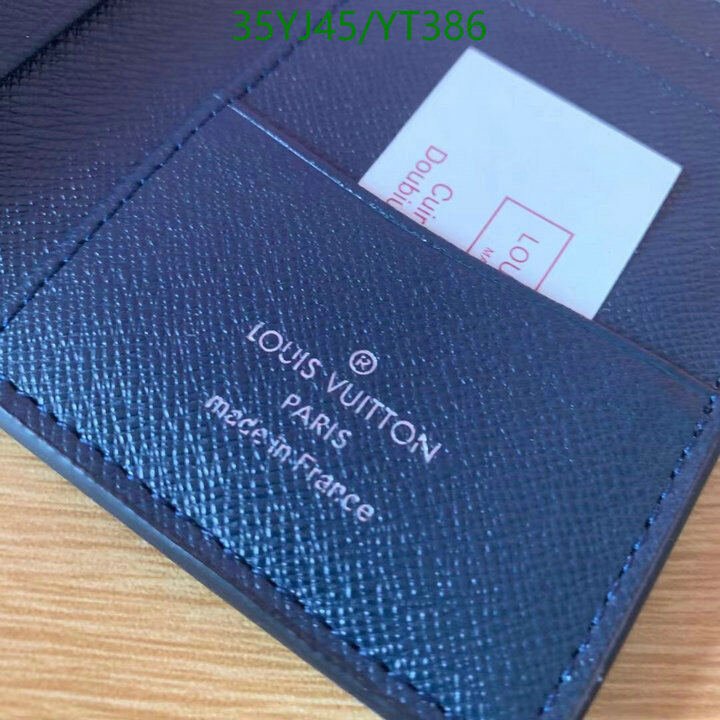 LV Bags-(4A)-Wallet-,Code: YT386,$ 46USD