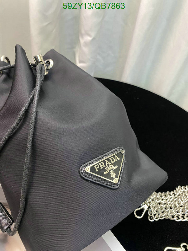 Prada Bag-(4A)-Bucket Bag- Code: QB7863 $ 77USD