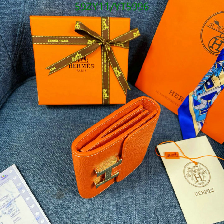 Hermes Bag-(4A)-Wallet-,Code: YT5996,$ 77USD