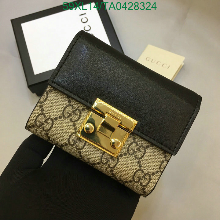 Gucci Bag-(4A)-Wallet-,Code:TA0428324,$ 77USD