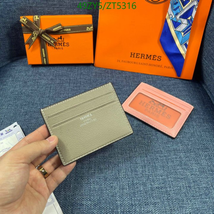 Hermes Bag-(4A)-Wallet-,Code: ZT5316,$ 64USD