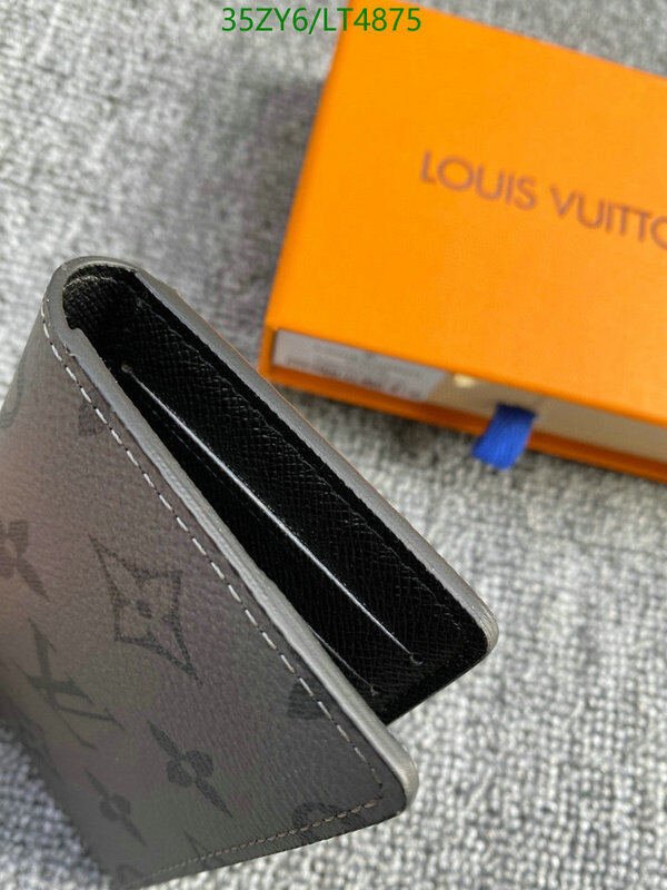 LV Bags-(4A)-Wallet-,Code: LT4875,$ 46USD