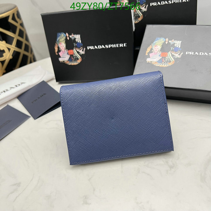 Prada Bag-(4A)-Wallet- Code: ZT7566 $ 64USD