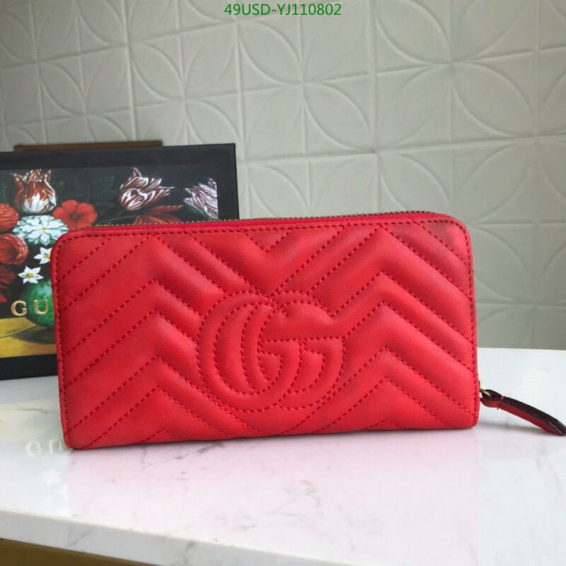 Gucci Bag-(4A)-Wallet-,Code: YJ110802,$ 64USD