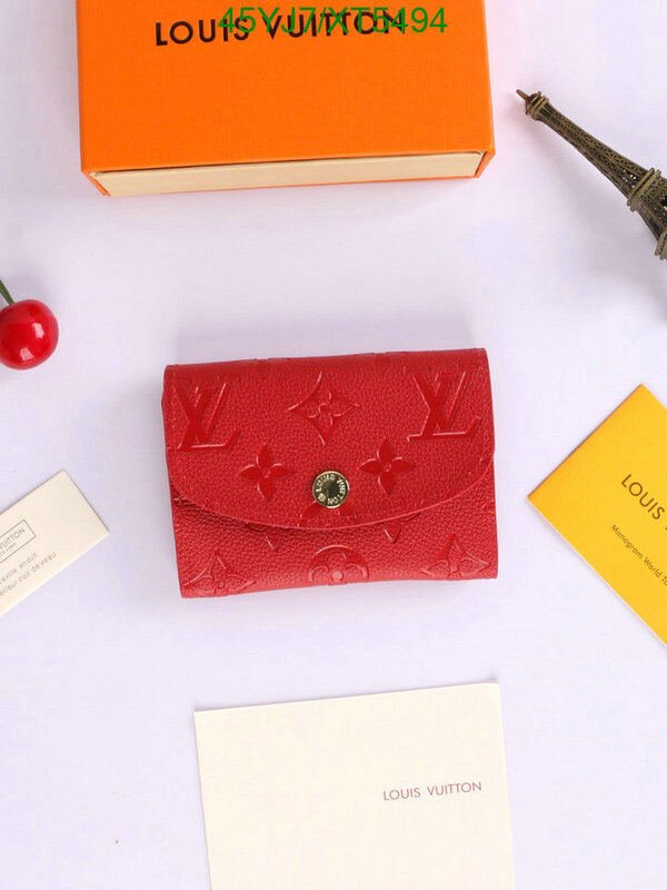 LV Bags-(4A)-Wallet-,Code: XT5494,$ 59USD