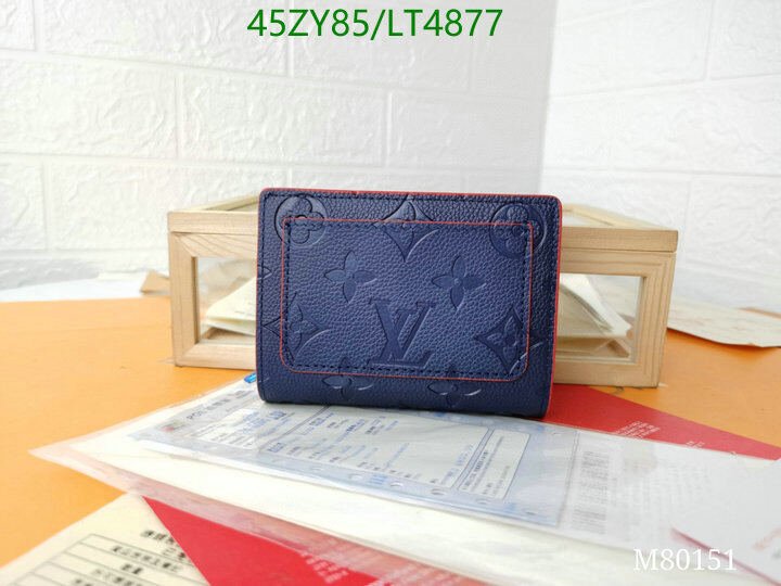 LV Bags-(4A)-Wallet-,Code: LT4877,$ 59USD