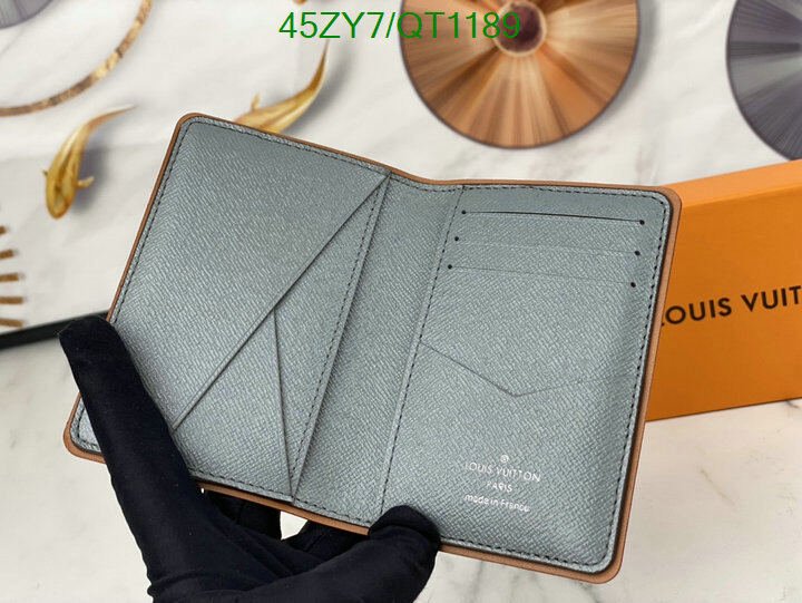 LV Bag-(4A)-Wallet- Code: QT1189 $ 59USD