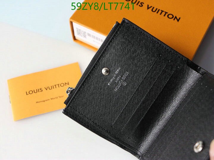 LV Bags-(4A)-Wallet-,Code: LT7741,$ 77USD