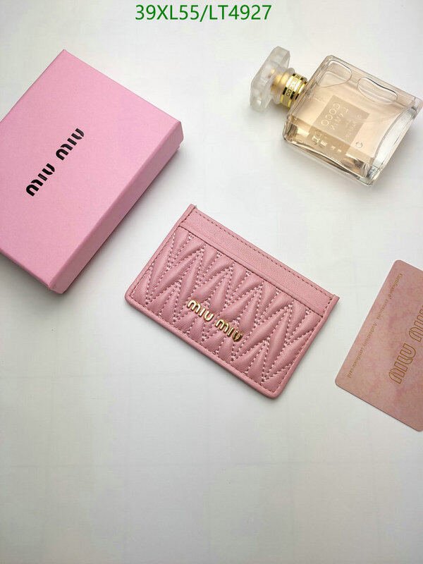 Miu Miu Bag-(4A)-Wallet-,Code: LT4927,$ 51USD