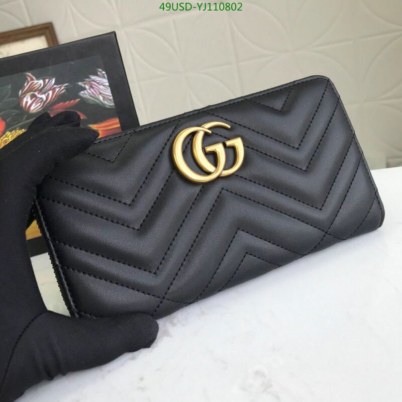 Gucci Bag-(4A)-Wallet-,Code: YJ110802,$ 64USD