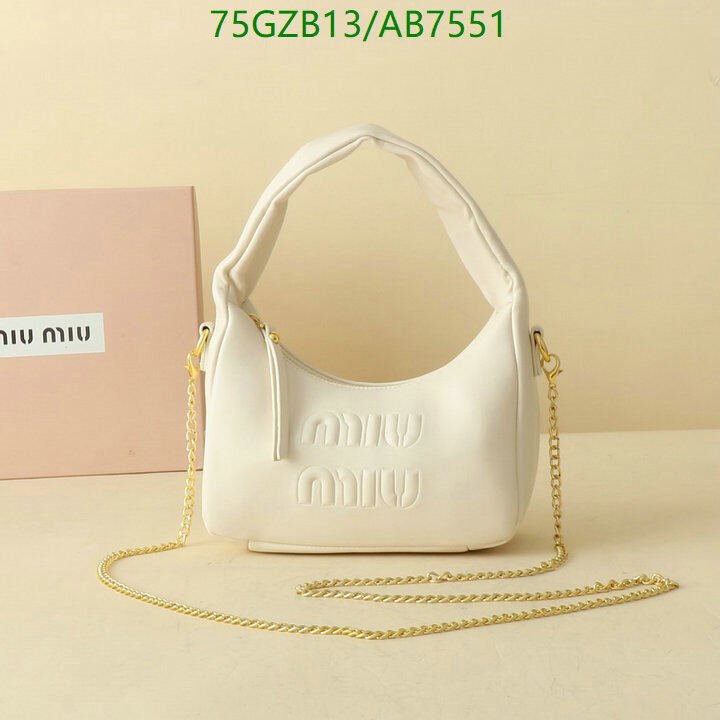 Miu Miu Bag-(4A)-Handbag- Code: AB7551 $ 98USD