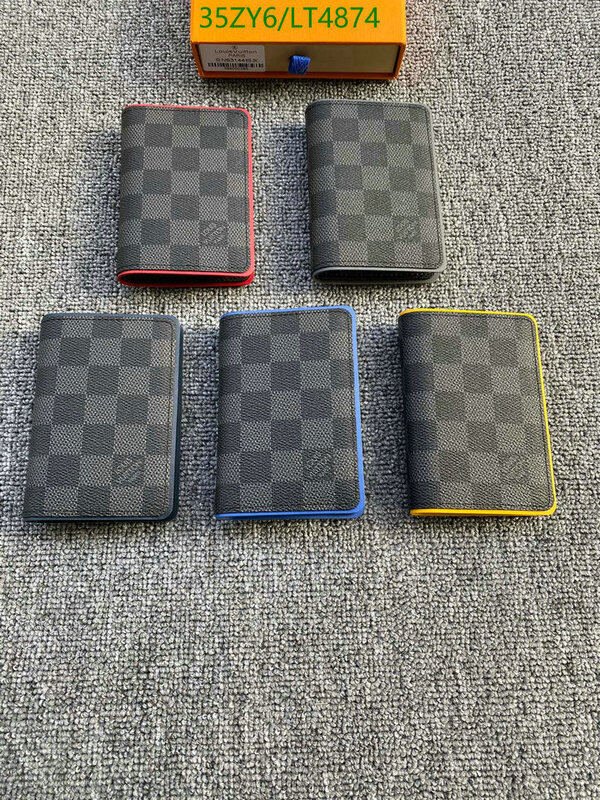 LV Bags-(4A)-Wallet-,Code: LT4874,$ 46USD