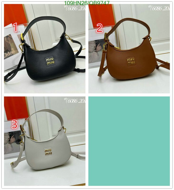 Miu Miu Bag-(4A)-Diagonal- Code: QB9747 $ 142USD