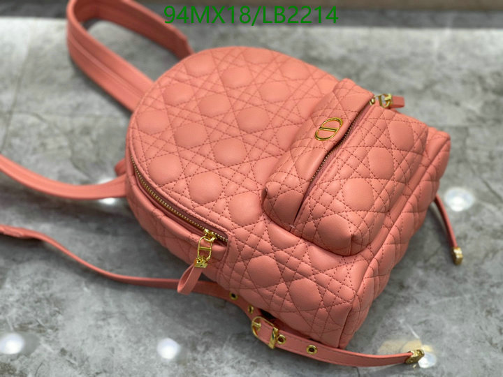 DiorBag-(4A)-Backpack- Code: LB2214 $ 123USD