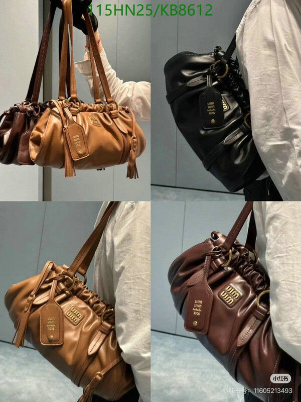 Miu Miu Bag-(4A)-Handbag- Code: KB8612 $ 150USD