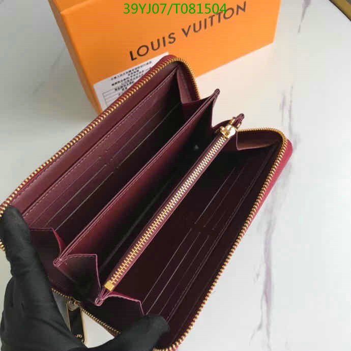 LV Bags-(4A)-Wallet-,Code: T081504,$ 51USD