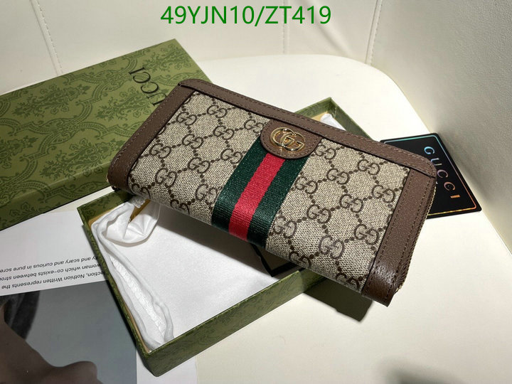 Gucci Bag-(4A)-Wallet-,Code: ZT419,$ 64USD