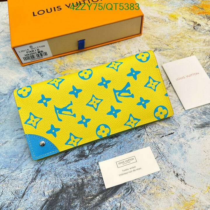 LV Bag-(4A)-Wallet- Code: QT5383 $ 55USD
