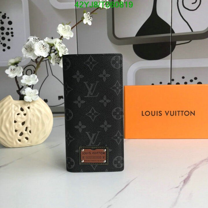 LV Bags-(4A)-Wallet-,Code: T060819,$ 55USD