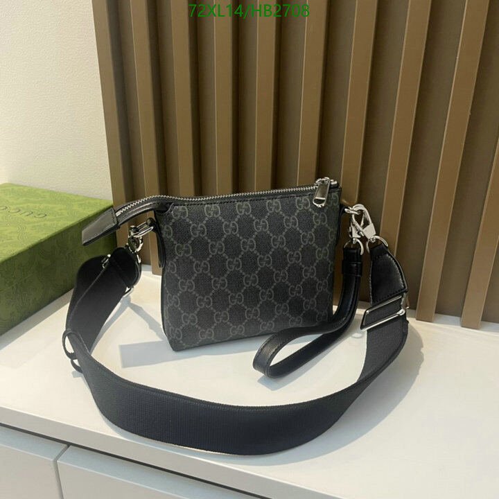 Gucci Bag-(4A)-Diagonal-,Code: HB2708,$ 94USD
