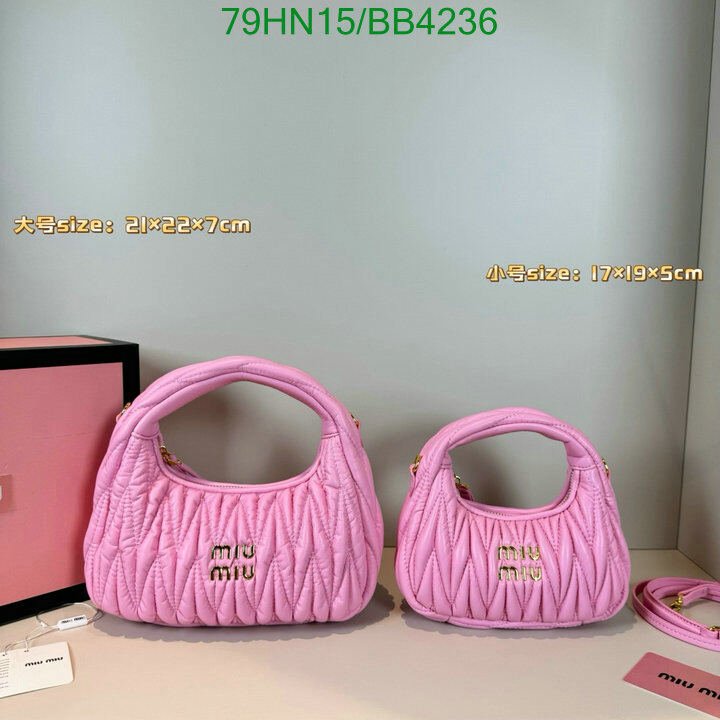 Miu Miu Bag-(4A)-Diagonal- Code: BB4236