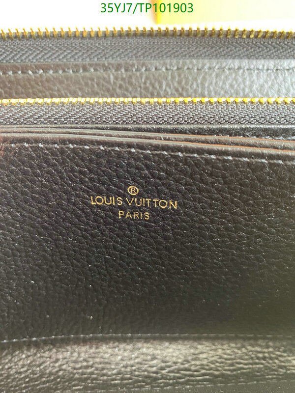 LV Bags-(4A)-Wallet-,Code: TP101903,$ 46USD