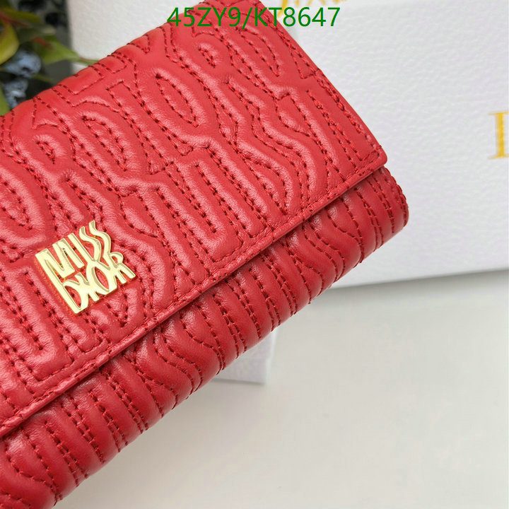 Dior Bag-(4A)-Wallet- Code: KT8647 $ 59USD