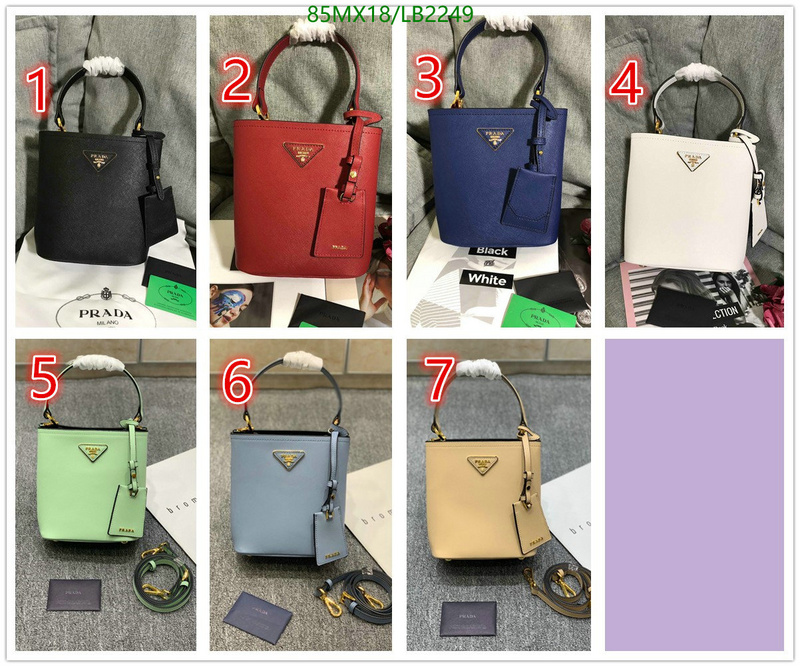 Prada Bag-(4A)-Diagonal- Code: LB2249 $ 111USD