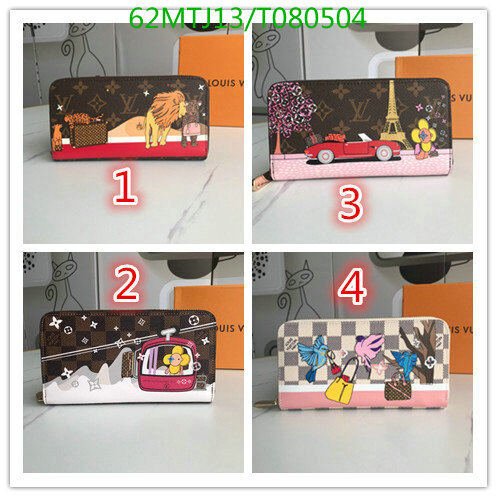 LV Bags-(4A)-Wallet-,Code: T080504,$ 81USD