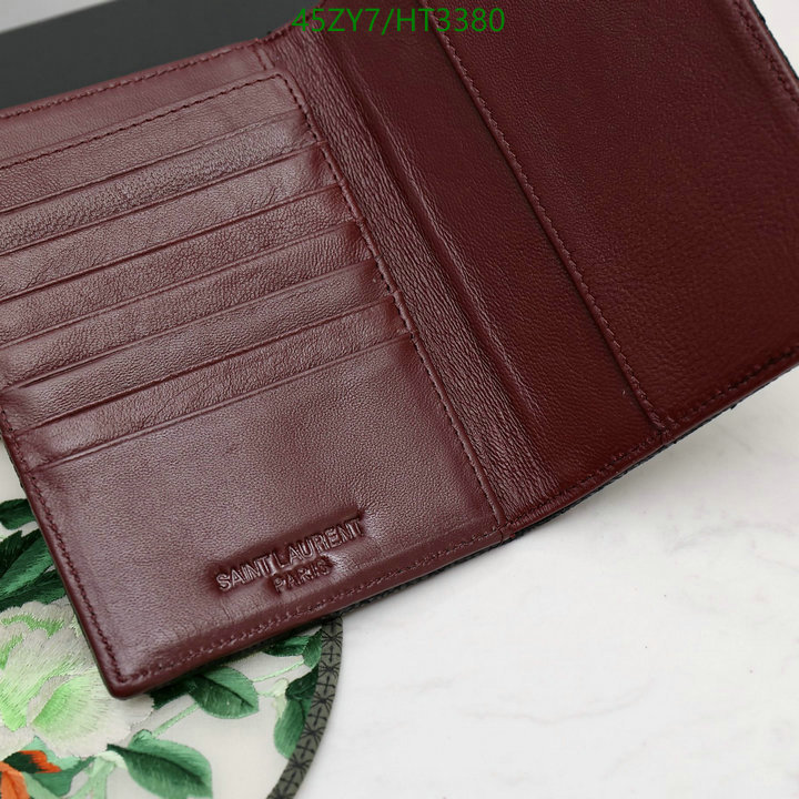 YSL Bag-(4A)-Wallet-,Code: HT3380,$ 59USD
