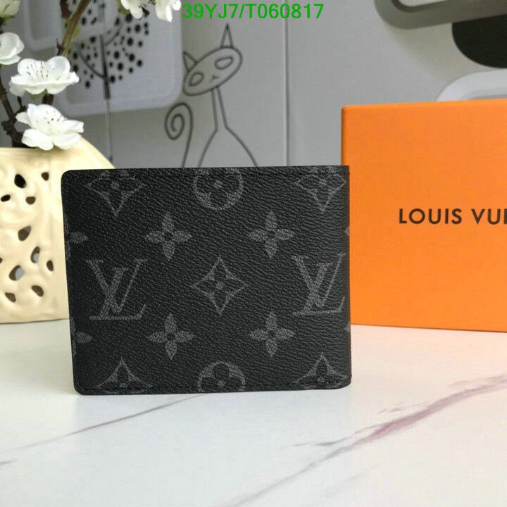 LV Bags-(4A)-Wallet-,Code: T060817,$ 51USD