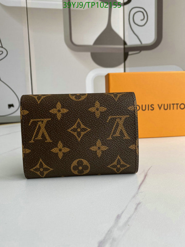 LV Bags-(4A)-Wallet-,Code: TP102155,$ 51USD