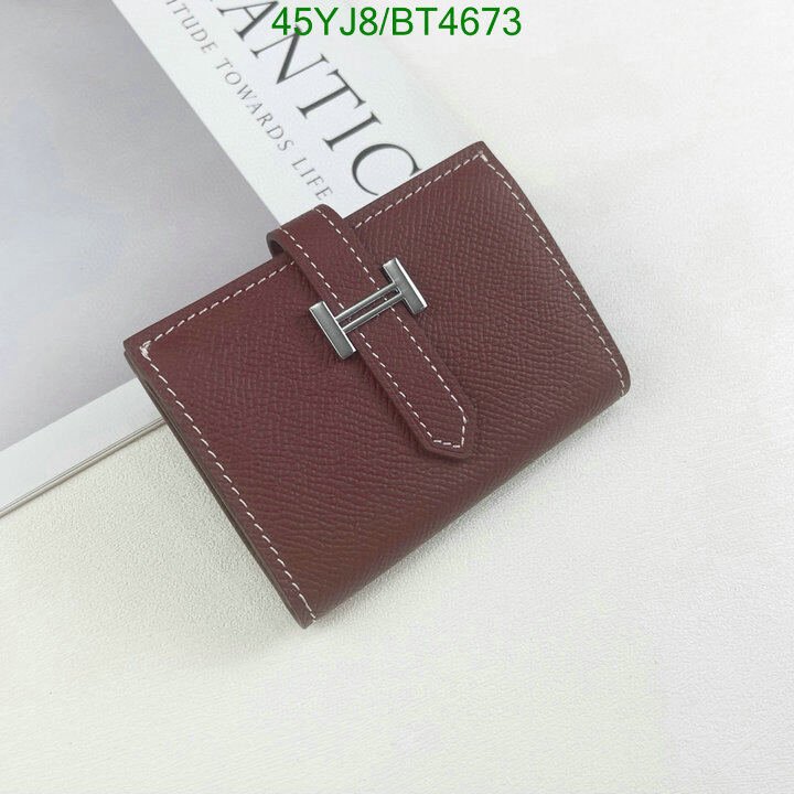 Hermes Bag-(4A)-Wallet- Code: BT4673 $ 59USD