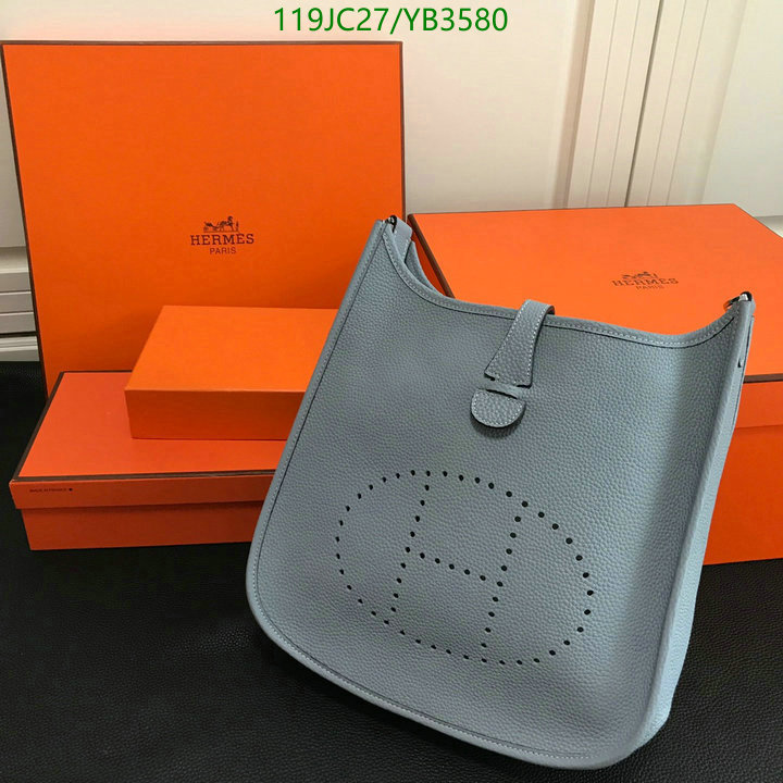 Hermes Bag-(4A)-Evelyne-,Code: YB3580,$ 155USD