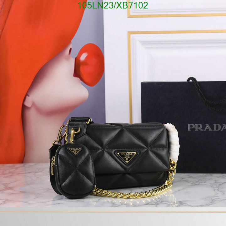 Prada Bag-(4A)-Diagonal- Code: XB7102 $ 137USD