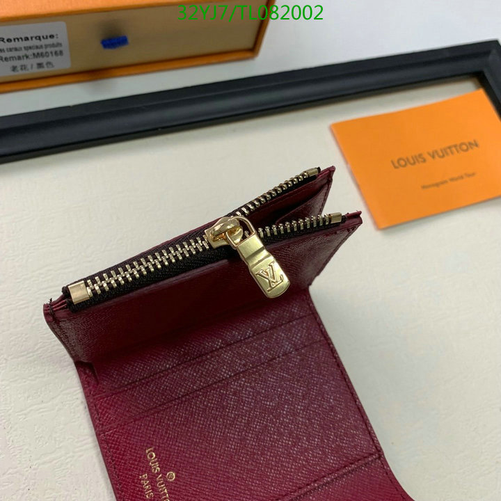 LV Bags-(4A)-Wallet-,Code: TL082002,$ 42USD