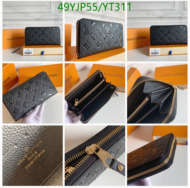 LV Bags-(4A)-Wallet-,Code: YT311,$ 64USD