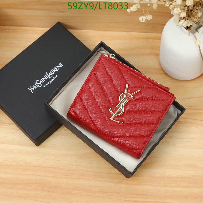 YSL Bag-(4A)-Wallet-,Code: LT8033,$ 77USD