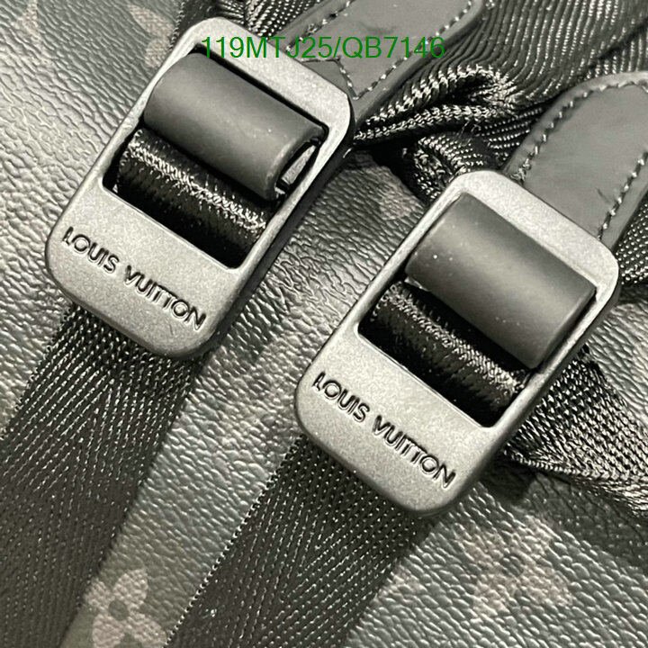 LV Bag-(4A)-Backpack- Code: QB7146 $ 155USD