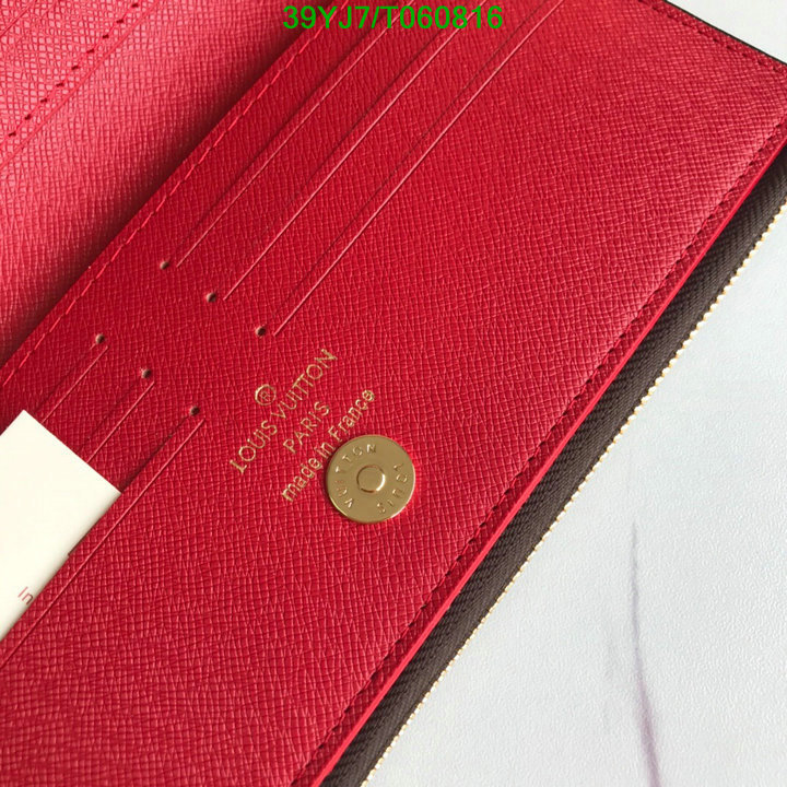 LV Bags-(4A)-Wallet-,Code: T060816,$ 51USD