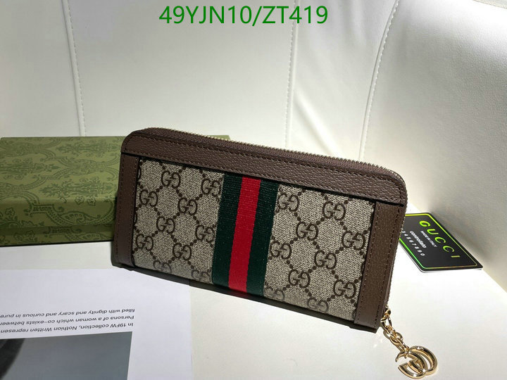 Gucci Bag-(4A)-Wallet-,Code: ZT419,$ 64USD