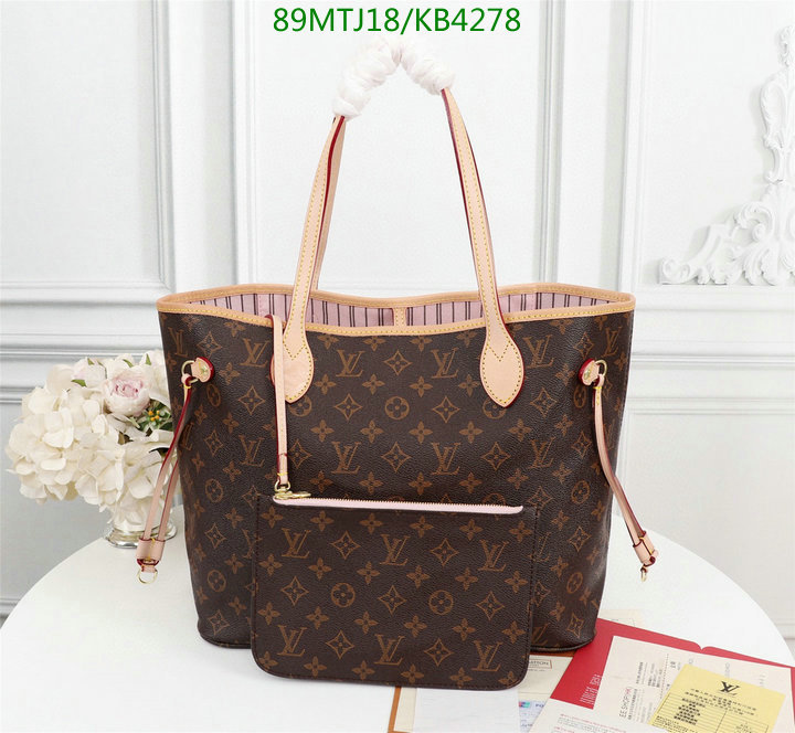 LV Bags-(4A)-Neverfull-,Code: KB4278,$ 116USD