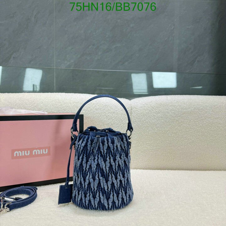 Miu Miu Bag-(4A)-Crossbody- Code: BB7076 $ 98USD