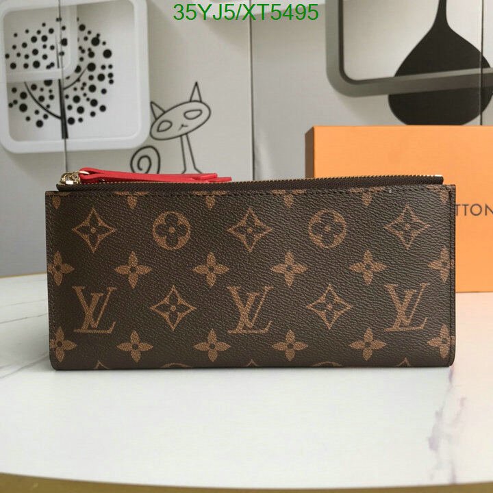 LV Bags-(4A)-Wallet-,Code: XT5495,$ 46USD